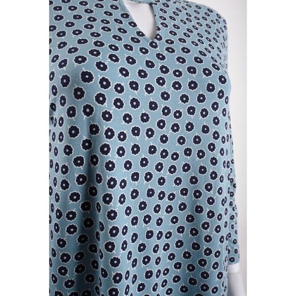 Boden Womens Jersey Selena Dress UK 12L US 8L Tall Blue Floral Daisy J0248 NWT - Picture 3 of 6